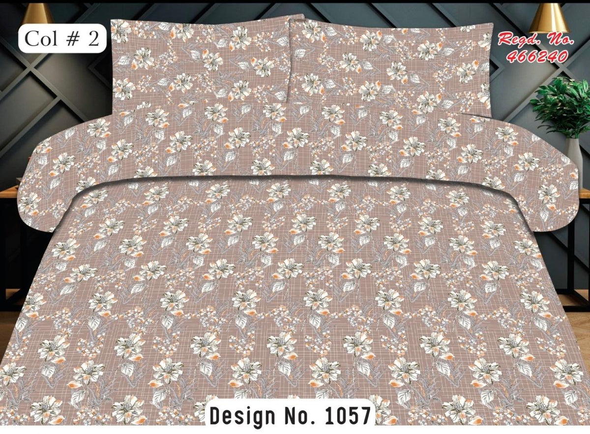 Fsb- Printed High Quality Flat Bedsheet Set