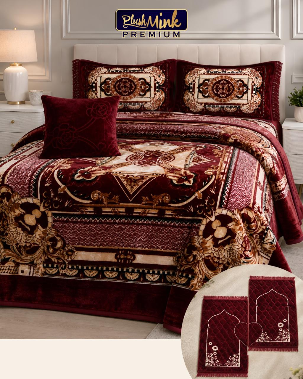 ARZOO SOFT CLOUDY 7 PCS BLANKET BED SET