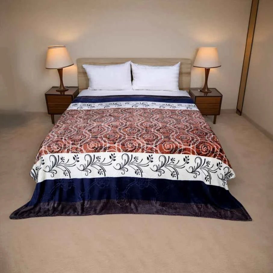 King Size Flannel Blankets - Ember - FSB Bedding