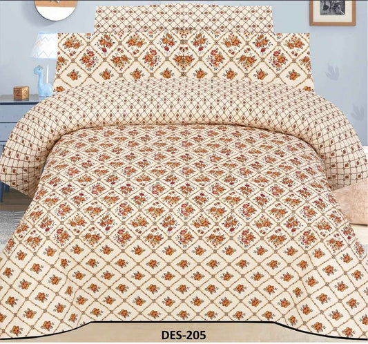 Printed Flat Bed Sheet Set_Butter Blend - FSB Bedding