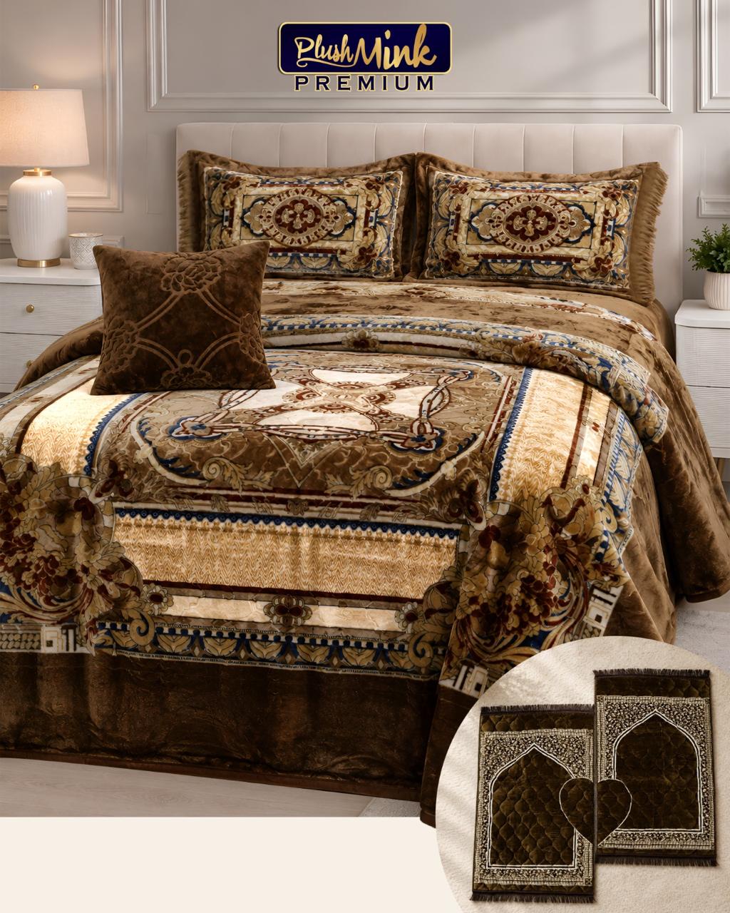 ARZOO SOFT CLOUDY 7 PCS BLANKET BED SET