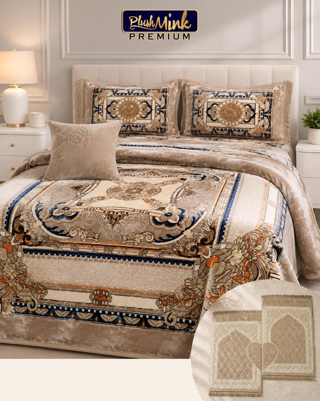 ARZOO SOFT CLOUDY 7 PCS BLANKET BED SET