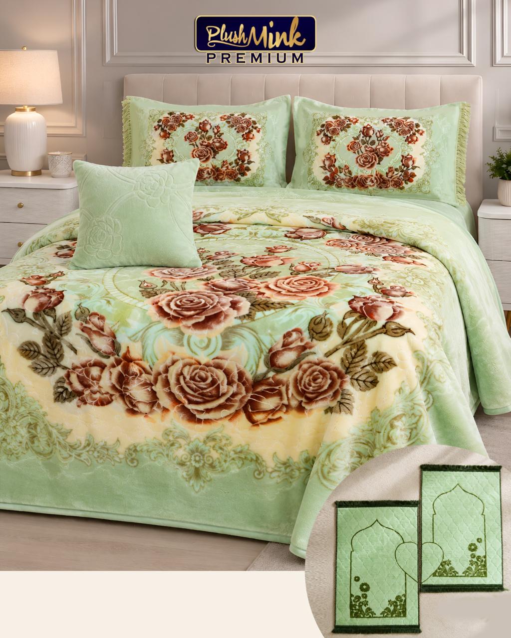 ARZOO SOFT CLOUDY 7 PCS BLANKET BED SET