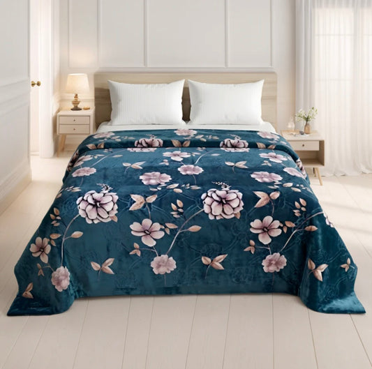 Supremo King Size Flannel Blanket-Reef