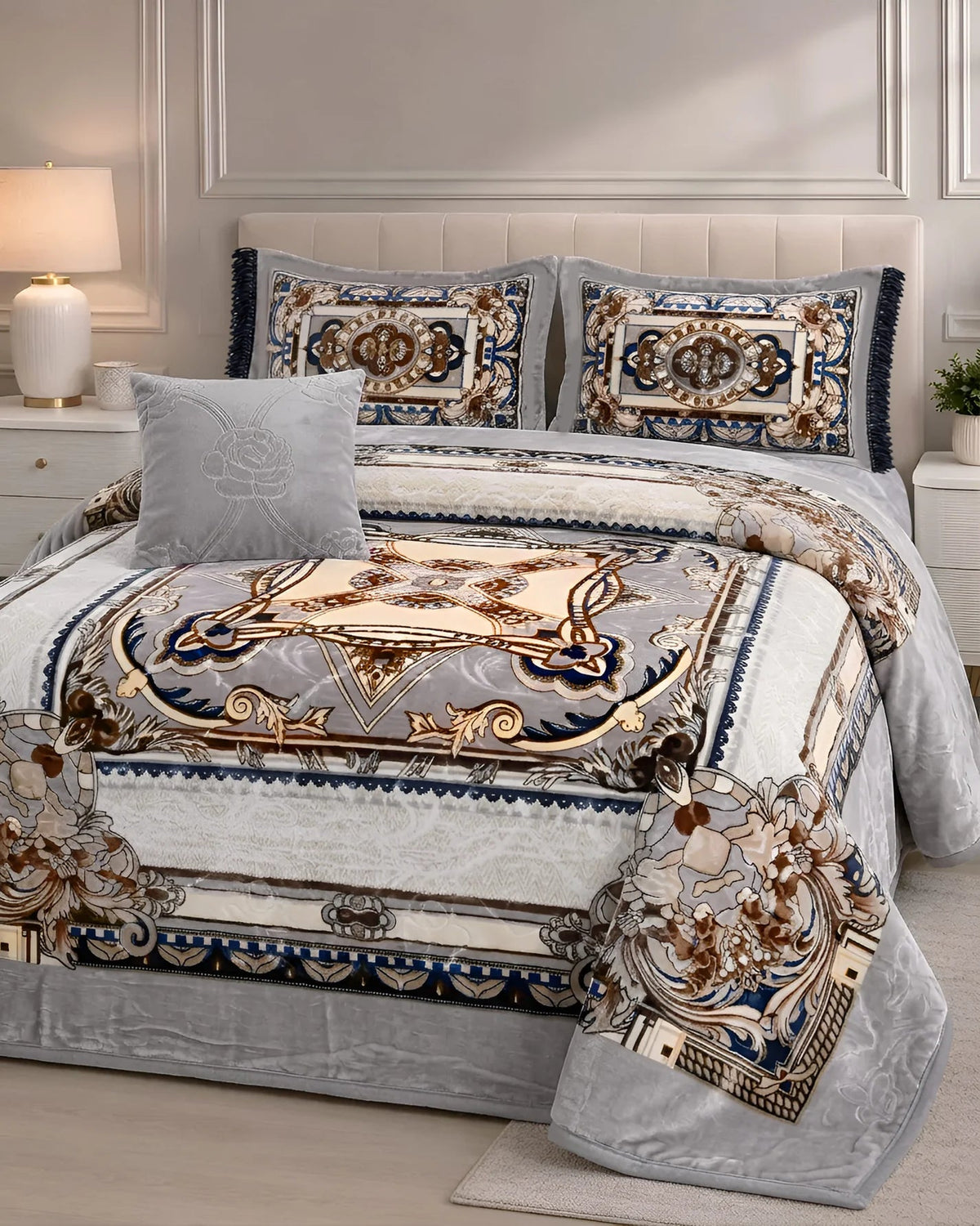 ARZOO SOFT CLOUDY 7 PCS BLANKET BED SET - FSB Bedding