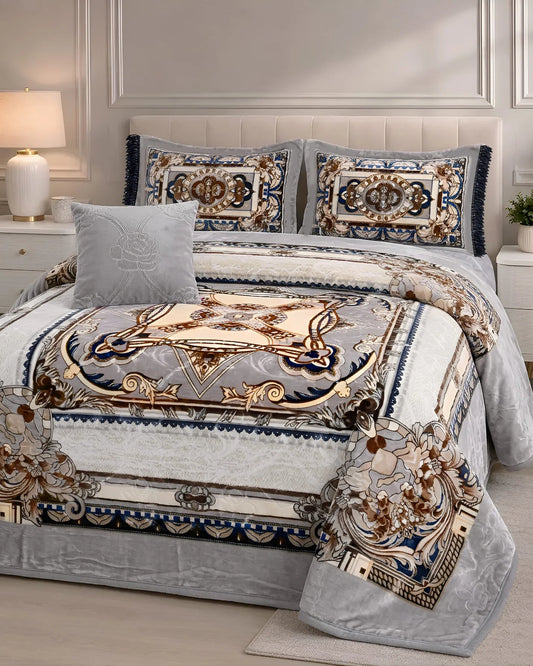 ARZOO SOFT CLOUDY 7 PCS BLANKET BED SET - FSB Bedding