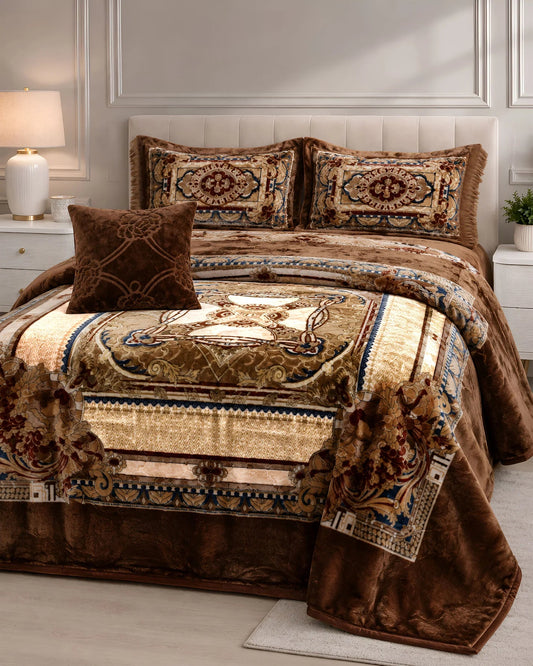 ARZOO SOFT CLOUDY 7 PCS BLANKET BED SET - FSB Bedding