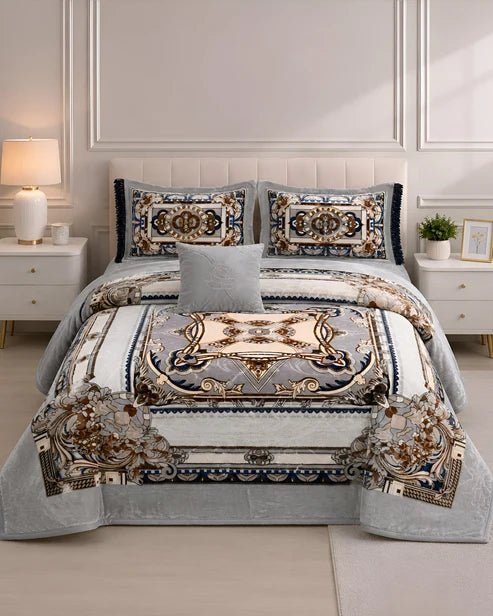 ARZOO SOFT CLOUDY 7 PCS BLANKET BED SET - FSB Bedding