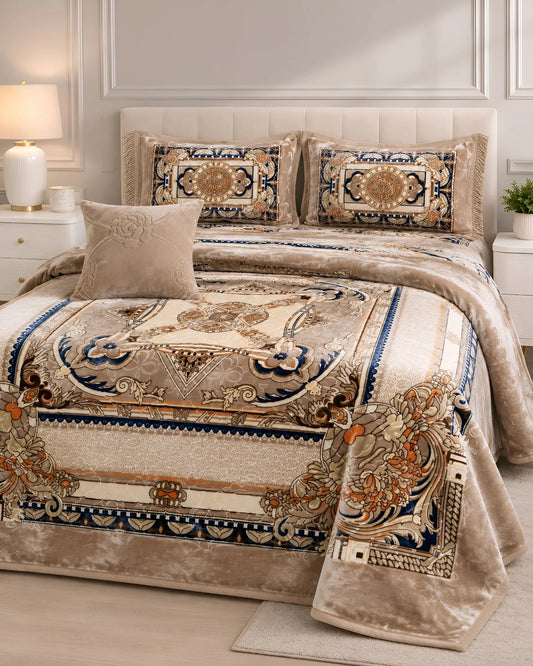 ARZOO SOFT CLOUDY 7 PCS BLANKET BED SET - FSB Bedding