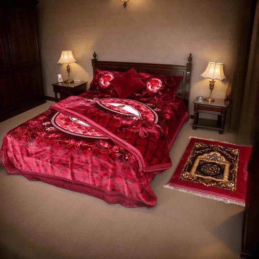 Cloudy Bridal 7 Pcs Blanket Set - FSB Bedding