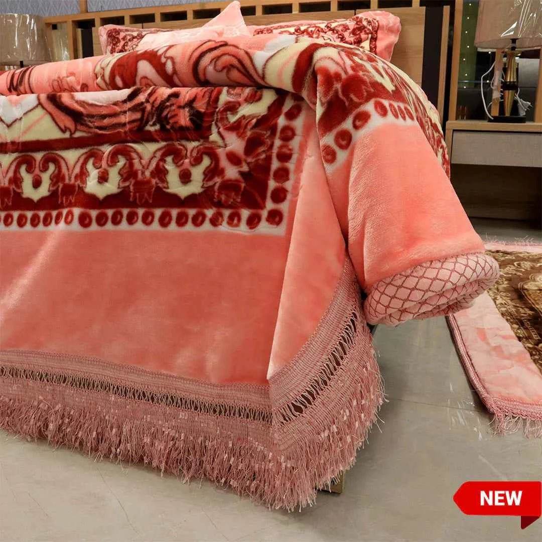 Cloudy Bridal 7 Pcs Blanket Set - FSB Bedding