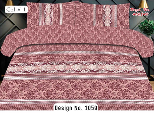 Fsb- Printed High Quality Flat Bedsheet Set