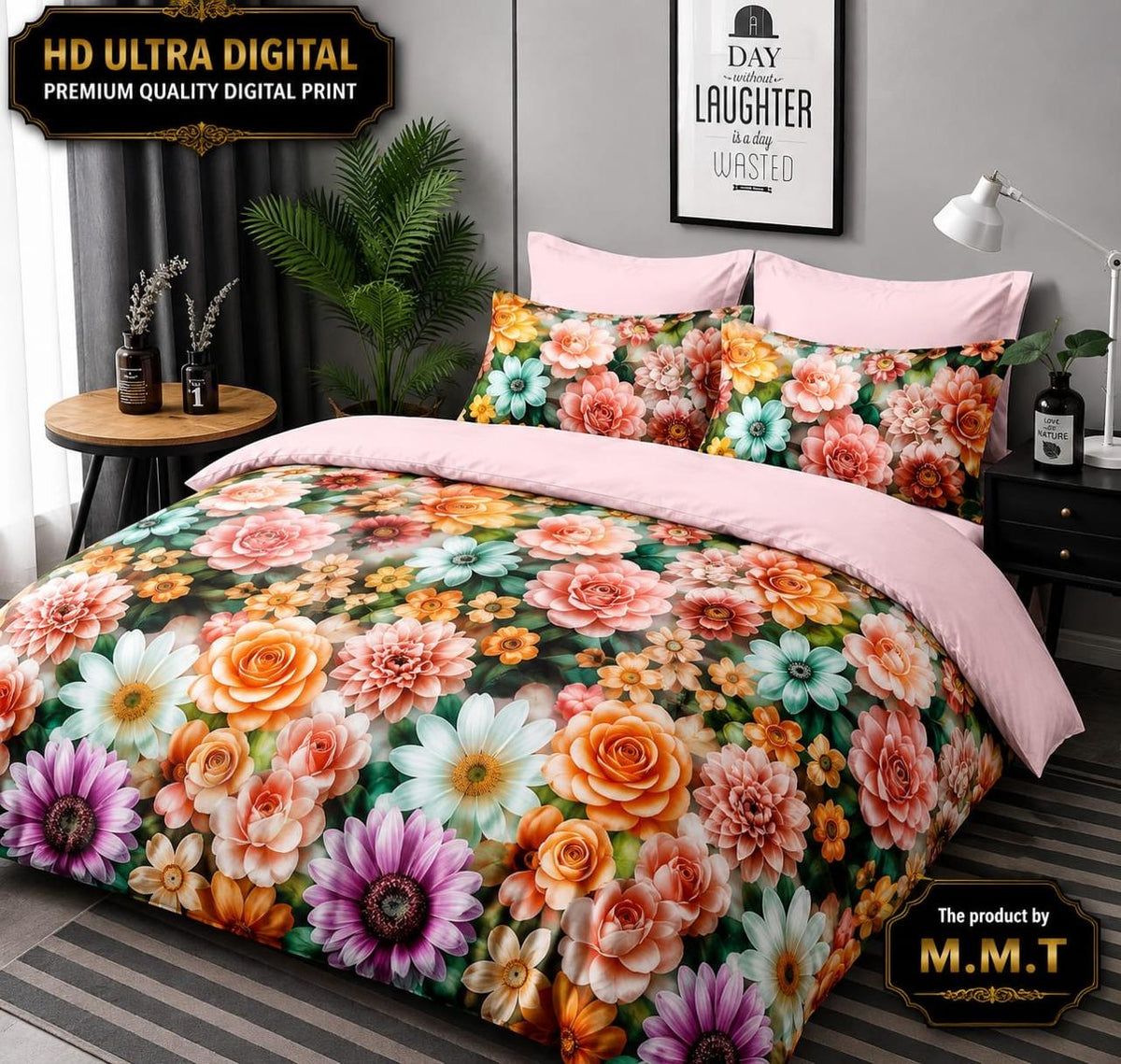 HD ULTRA DIGITAL KING SIZE FLAT BEDSHEET SET - FSB Bedding