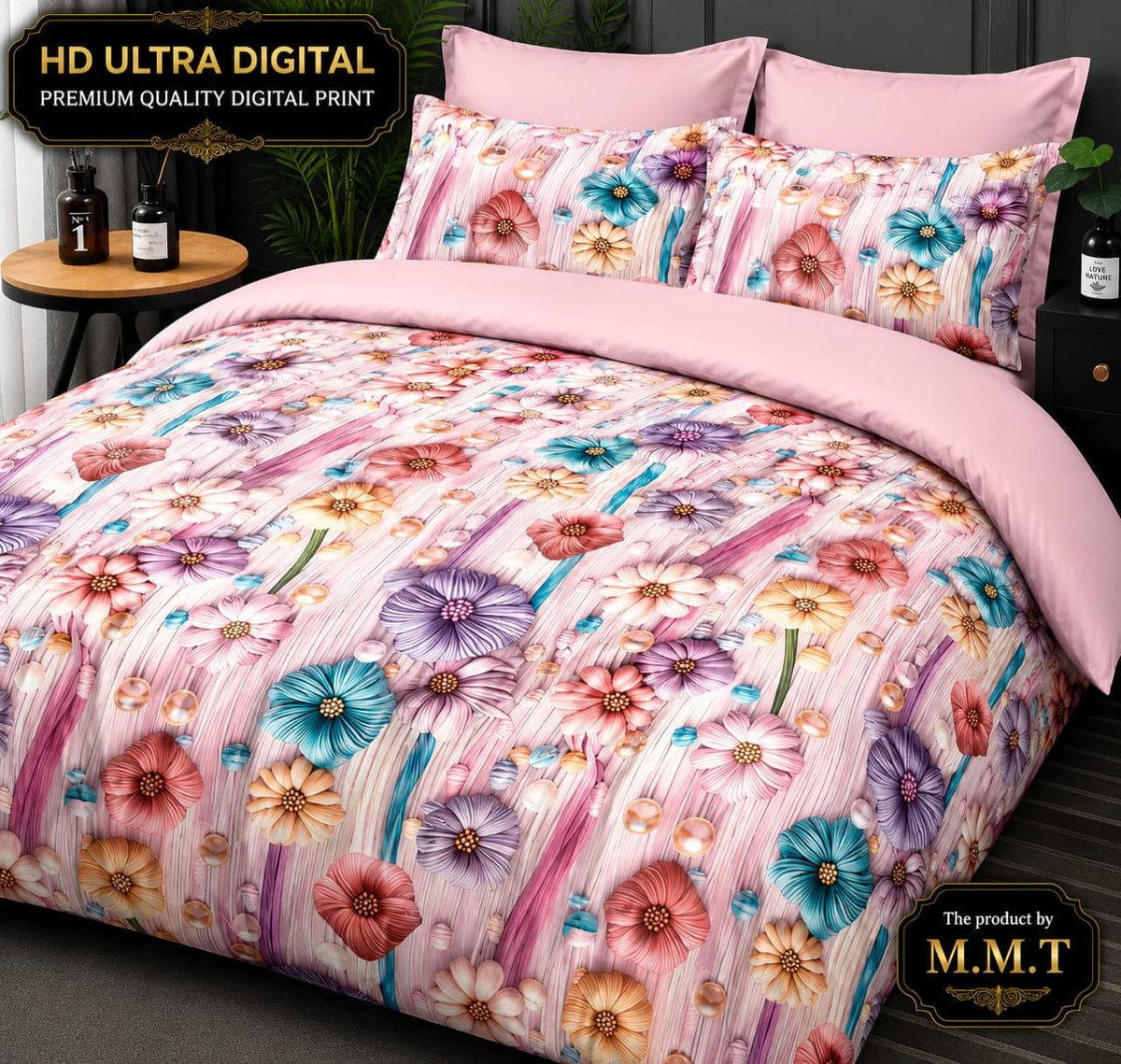 HD ULTRA DIGITAL KING SIZE FLAT BEDSHEET SET - FSB Bedding