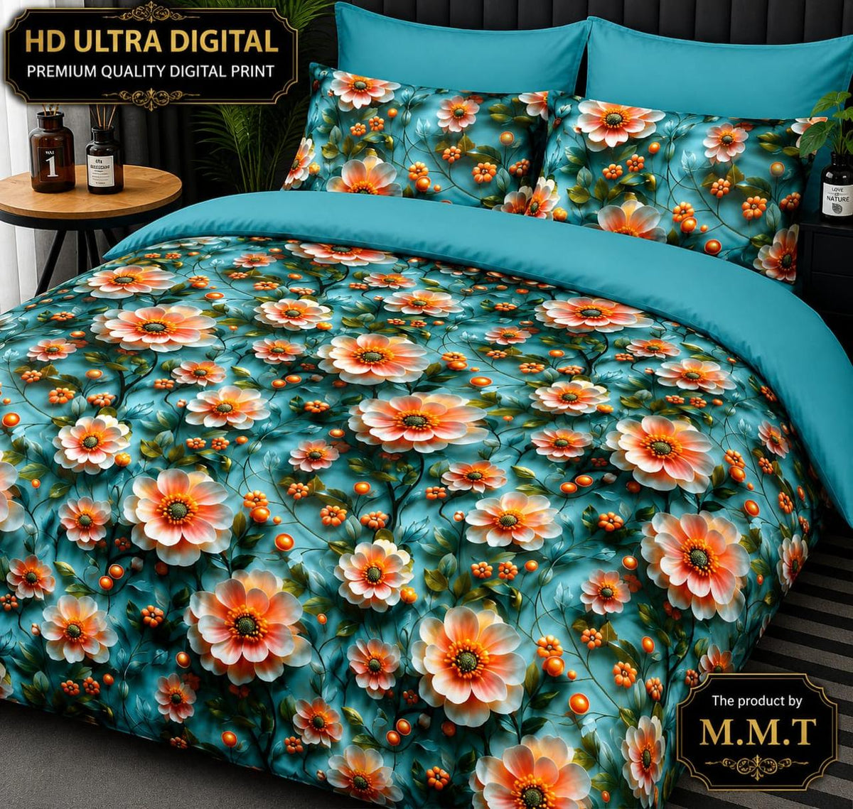 HD ULTRA DIGITAL KING SIZE FLAT BEDSHEET SET - FSB Bedding