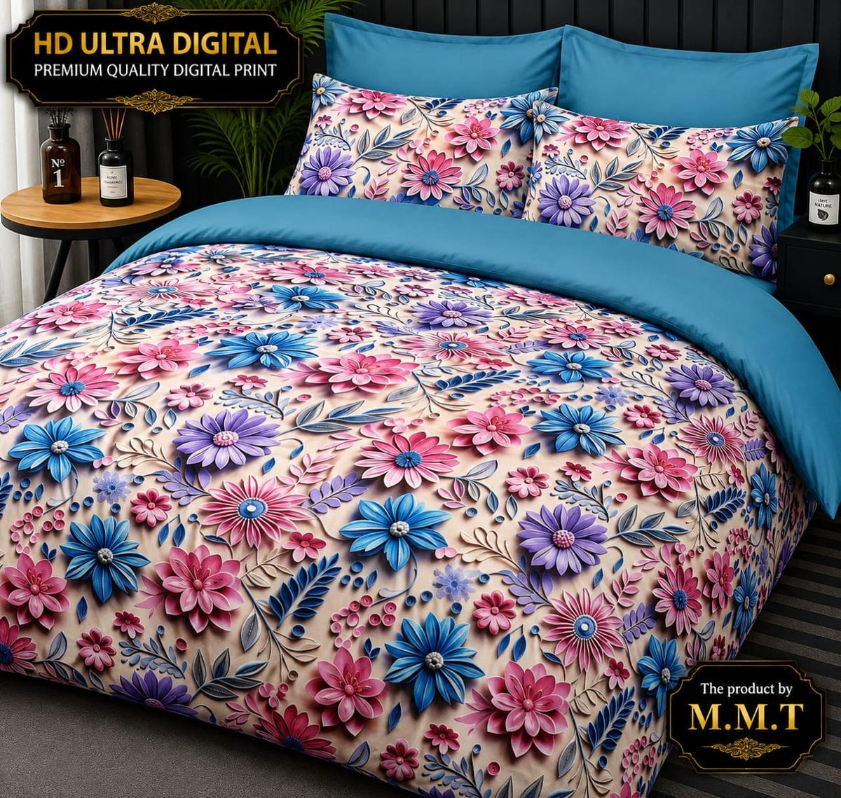 HD ULTRA DIGITAL KING SIZE FLAT BEDSHEET SET - FSB Bedding