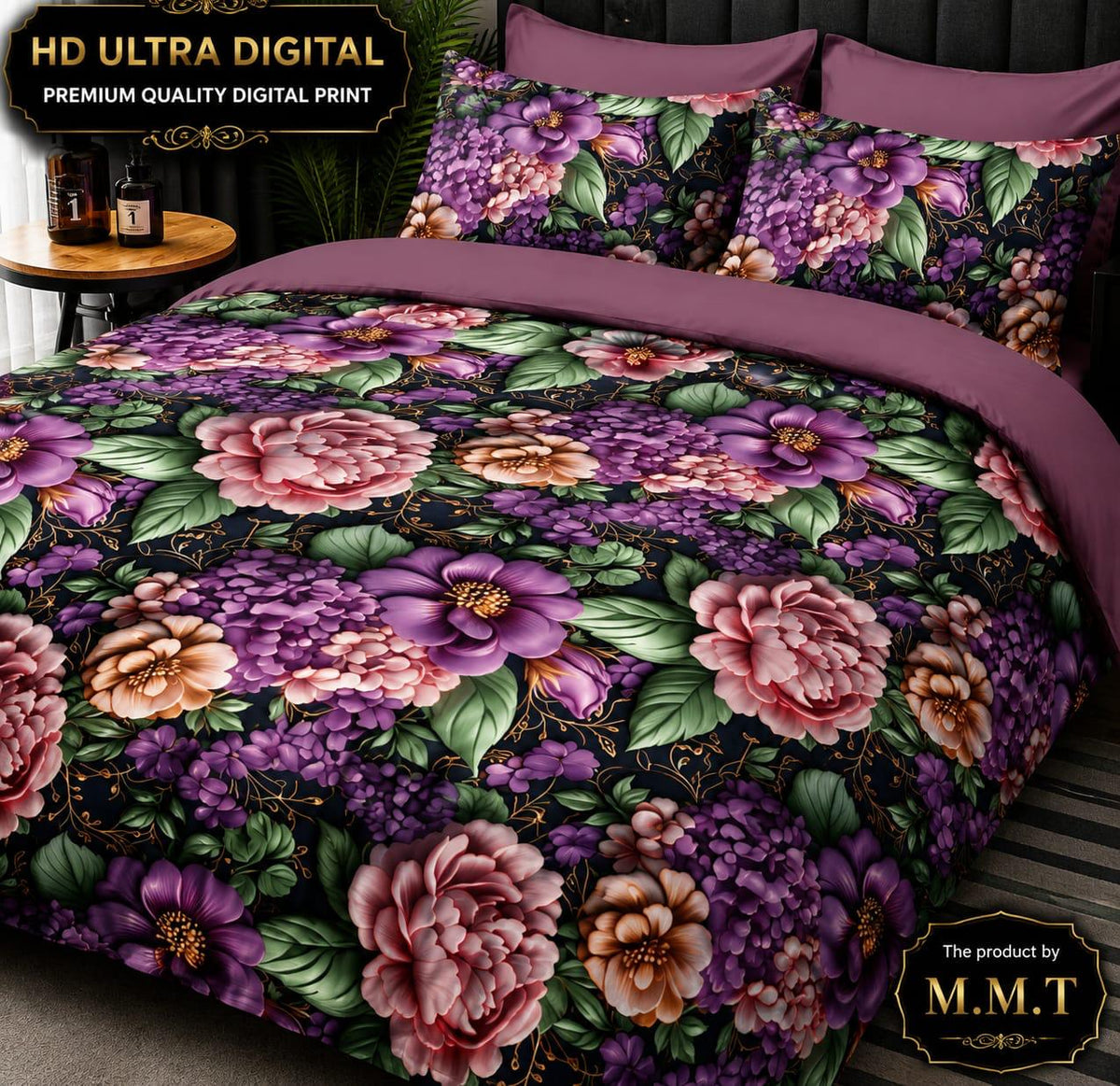 HD ULTRA DIGITAL KING SIZE FLAT BEDSHEET SET - FSB Bedding