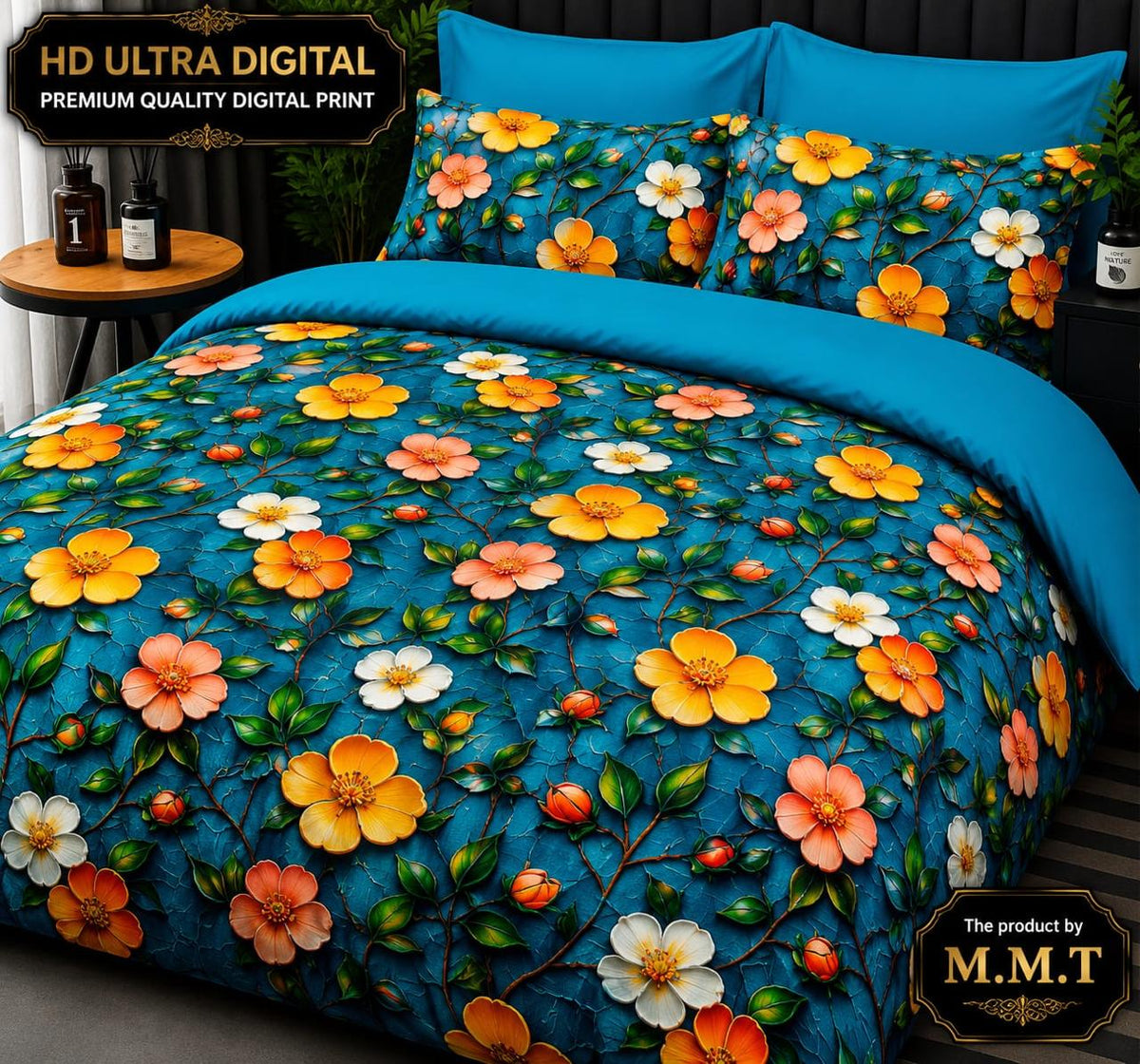 HD ULTRA DIGITAL KING SIZE FLAT BEDSHEET SET - FSB Bedding