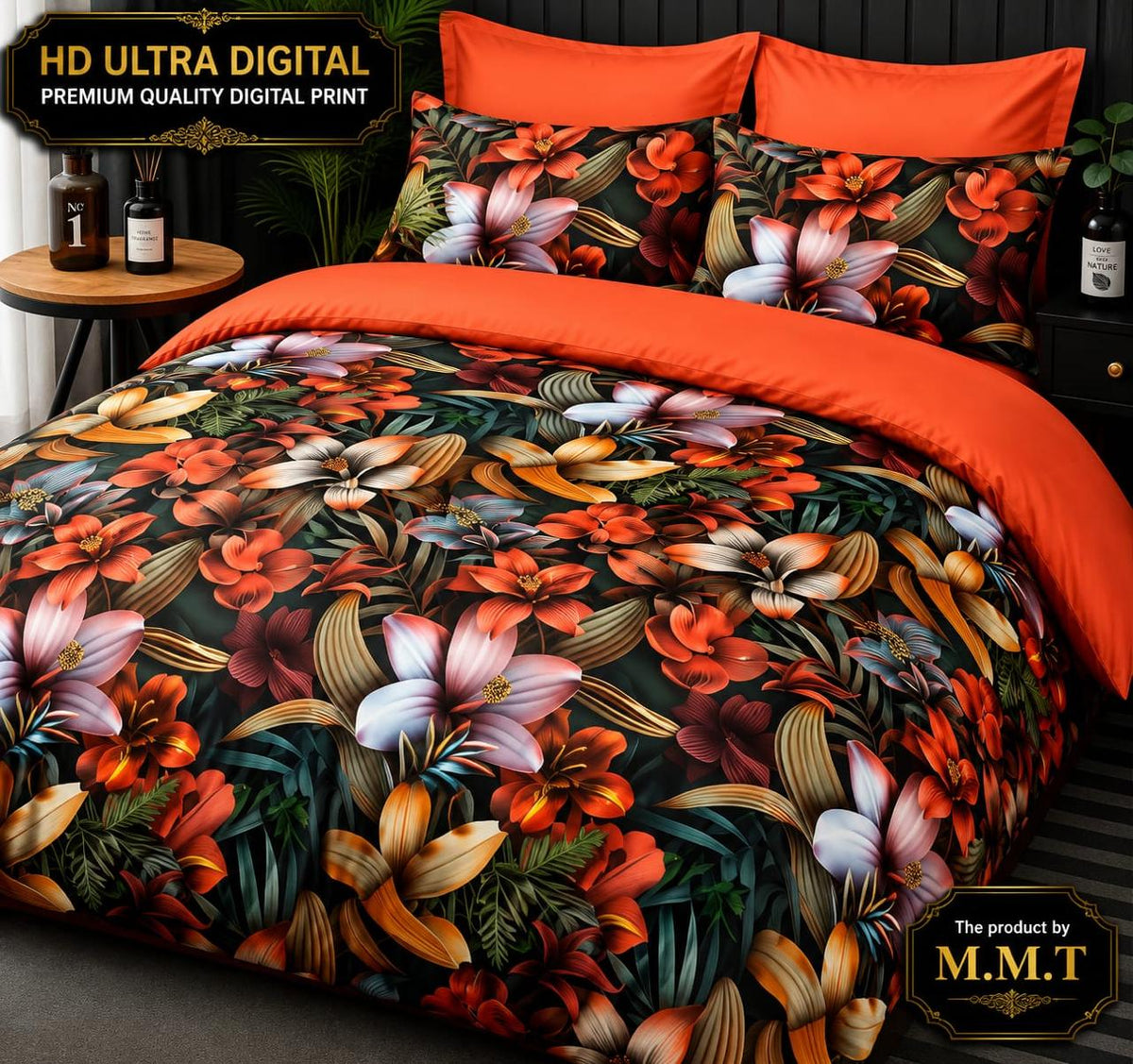 HD ULTRA DIGITAL KING SIZE FLAT BEDSHEET SET - FSB Bedding