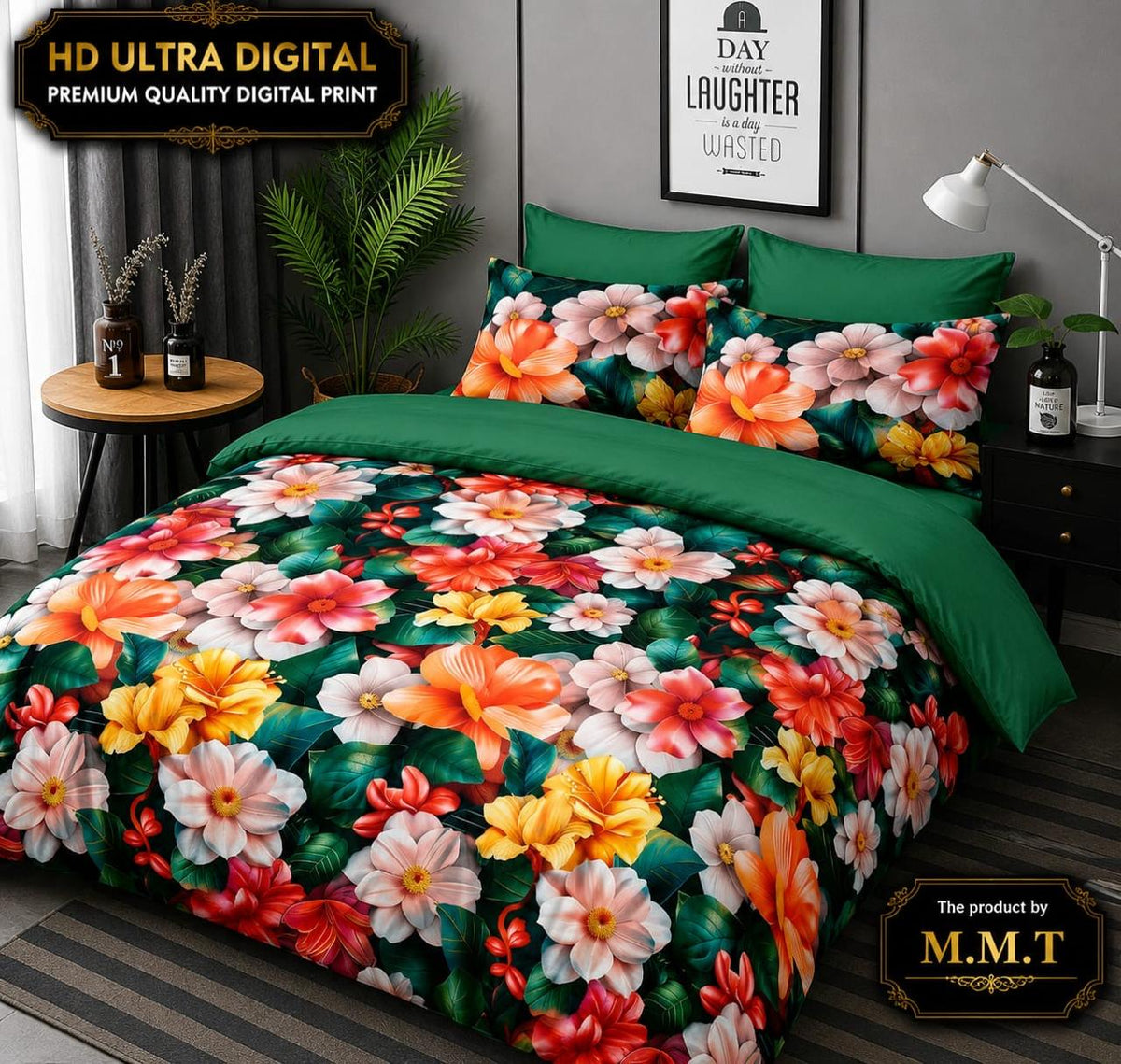 HD ULTRA DIGITAL KING SIZE FLAT BEDSHEET SET - FSB Bedding