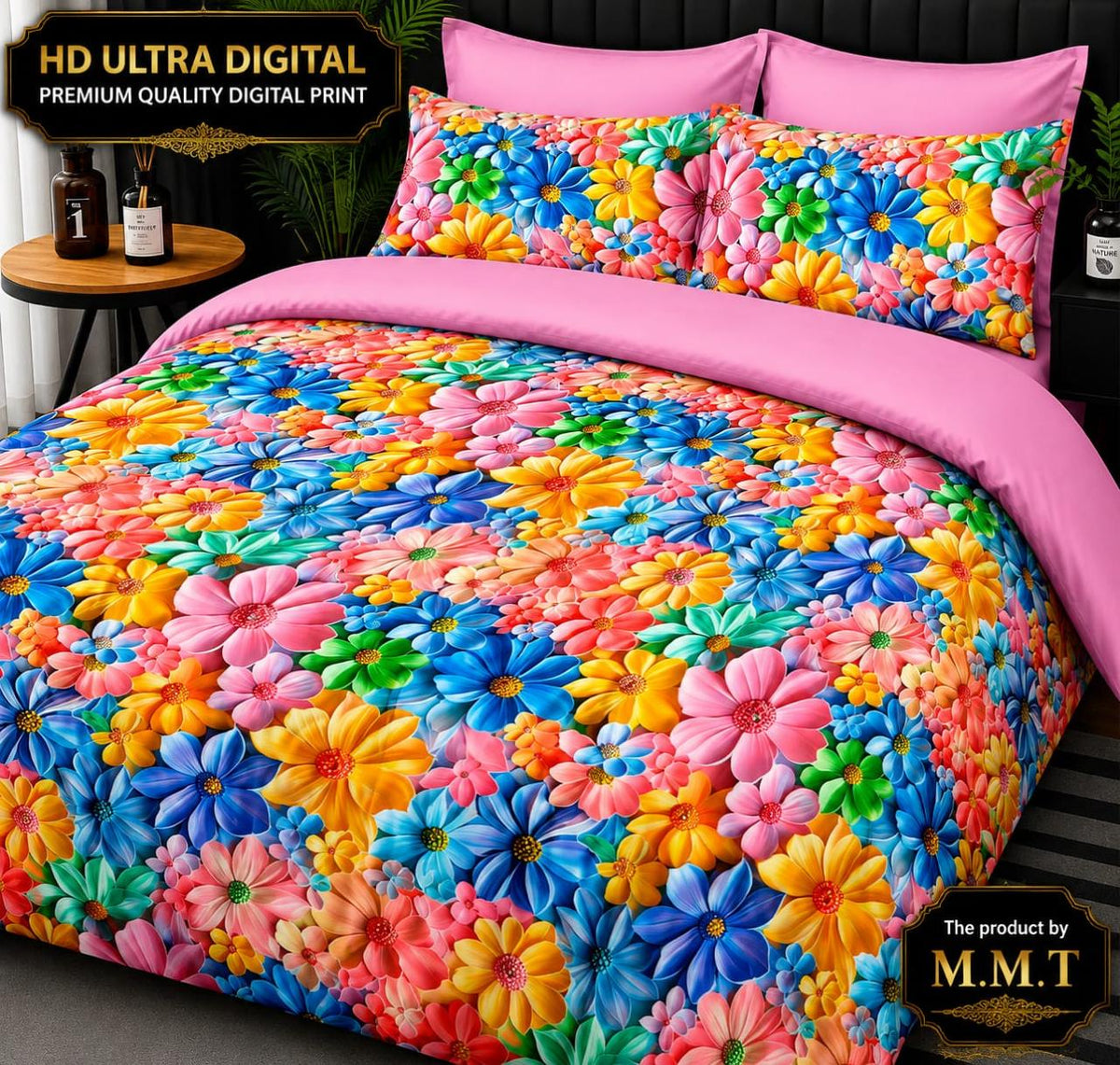 HD ULTRA DIGITAL KING SIZE FLAT BEDSHEET SET - FSB Bedding