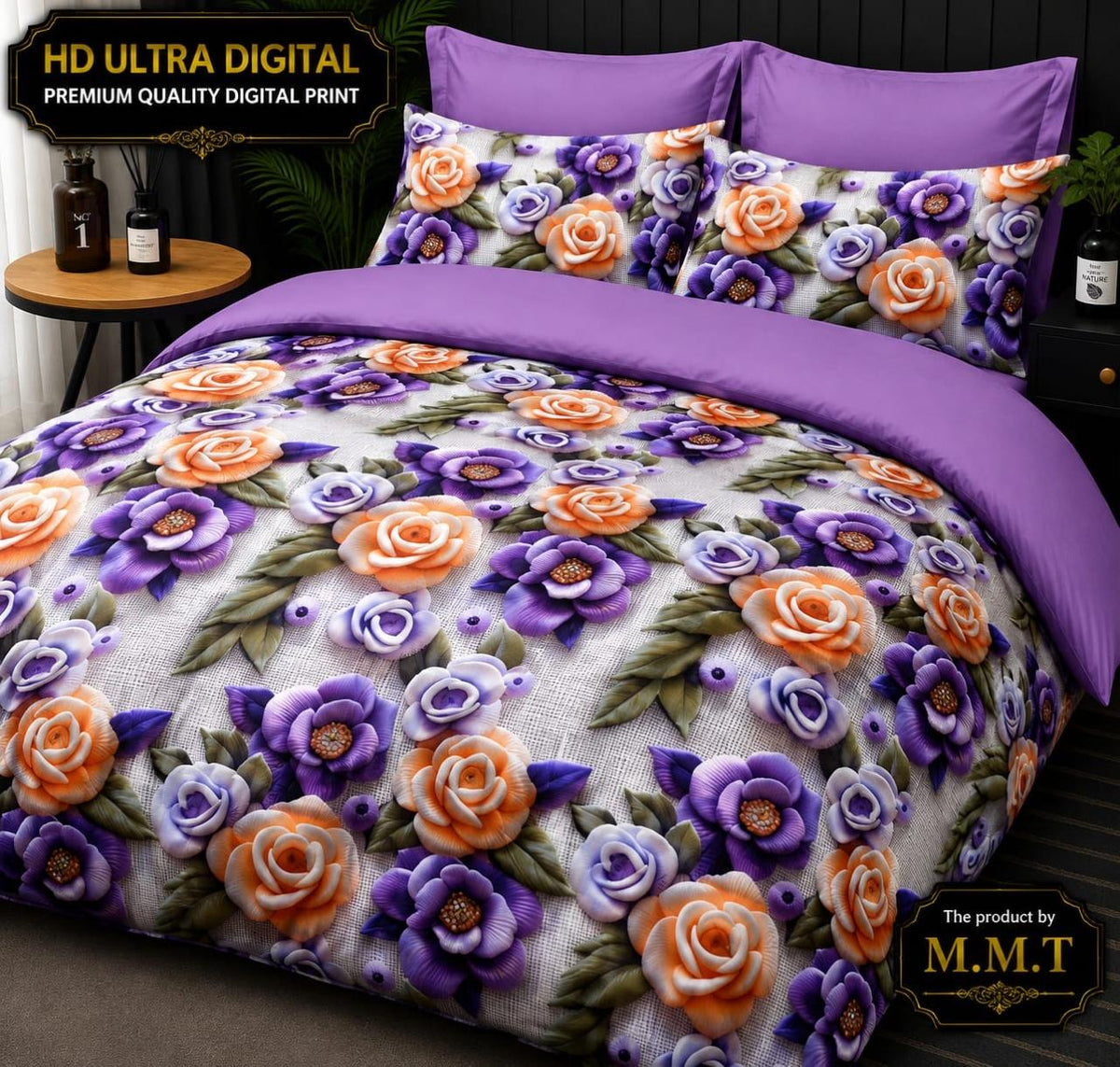 HD ULTRA DIGITAL KING SIZE FLAT BEDSHEET SET - FSB Bedding