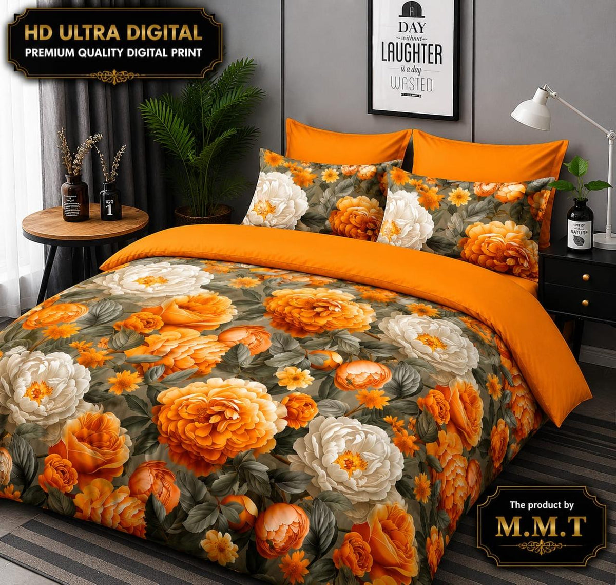 HD ULTRA DIGITAL KING SIZE FLAT BEDSHEET SET - FSB Bedding