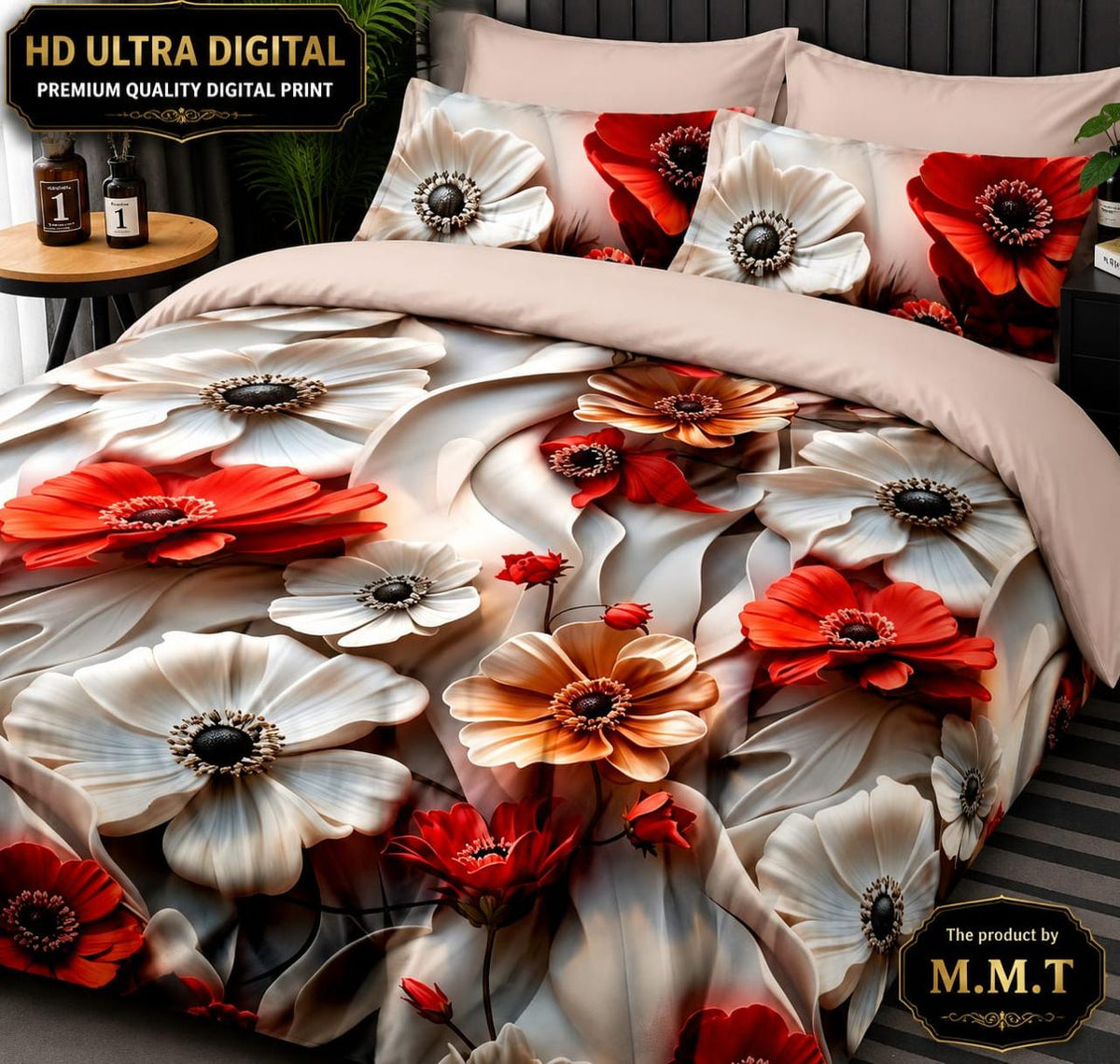 HD ULTRA DIGITAL KING SIZE FLAT BEDSHEET SET - FSB Bedding