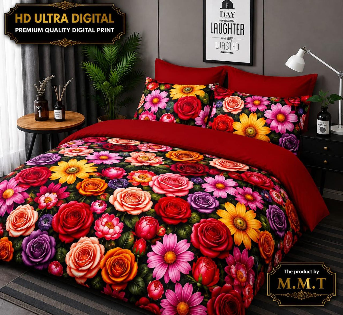 HD ULTRA DIGITAL KING SIZE FLAT BEDSHEET SET - FSB Bedding