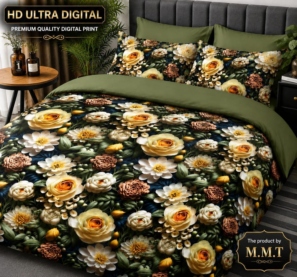 HD ULTRA DIGITAL KING SIZE FLAT BEDSHEET SET - FSB Bedding