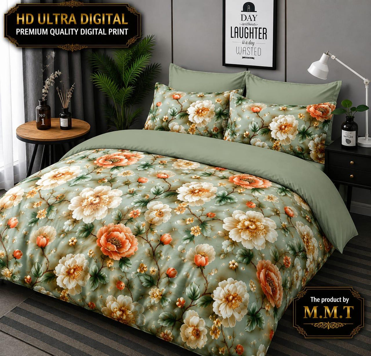 HD ULTRA DIGITAL KING SIZE FLAT BEDSHEET SET - FSB Bedding