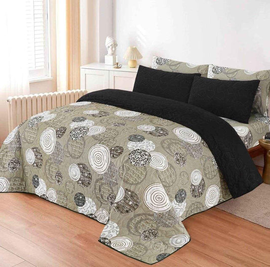 King Size 6 Pcs Printed Comforter Sets - FSB Bedding