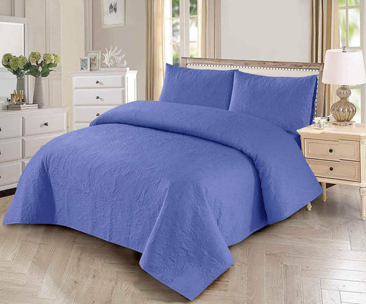King Size Luxury Bedspread Set -3-Piece Elegant Bedroom Decor - FSB Bedding