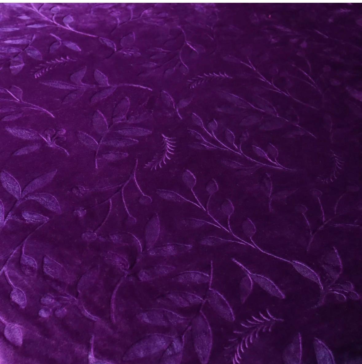 Mansion Flannel Blanket King Size - Regal Purple - FSB Bedding