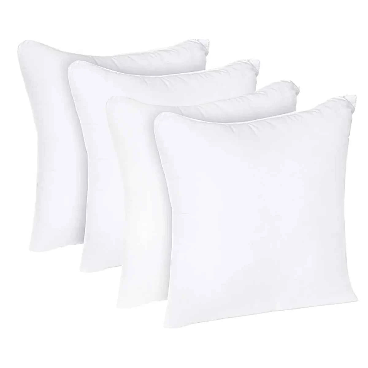 Polyester Ball Fiber Filled Cushions 16X16 Inches (Pack of 4)