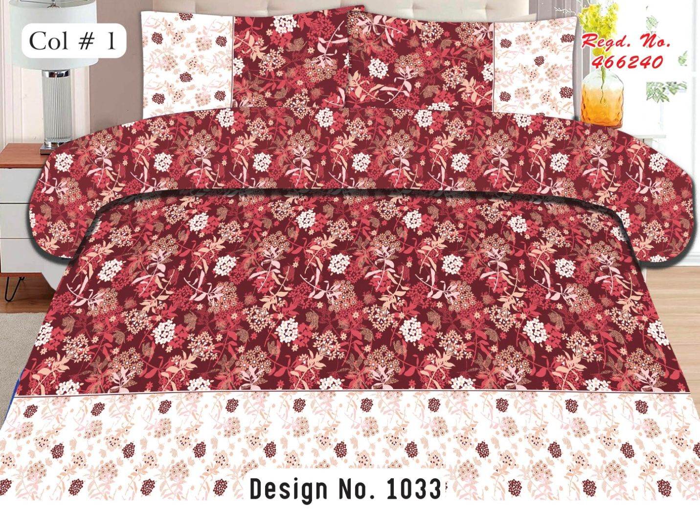 Printed Flat Bed Sheet Set - FSB Bedding