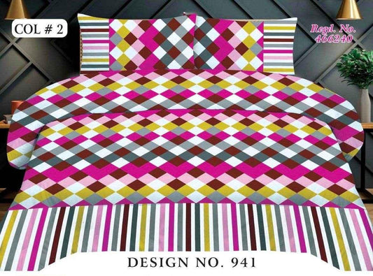 Printed Flat Bed Sheet Set. - FSB Bedding