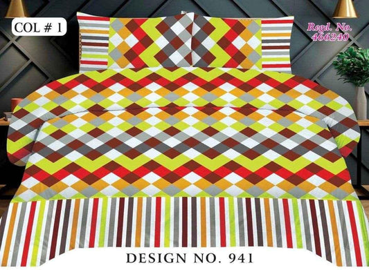 Printed Flat Bed Sheet Set. - FSB Bedding