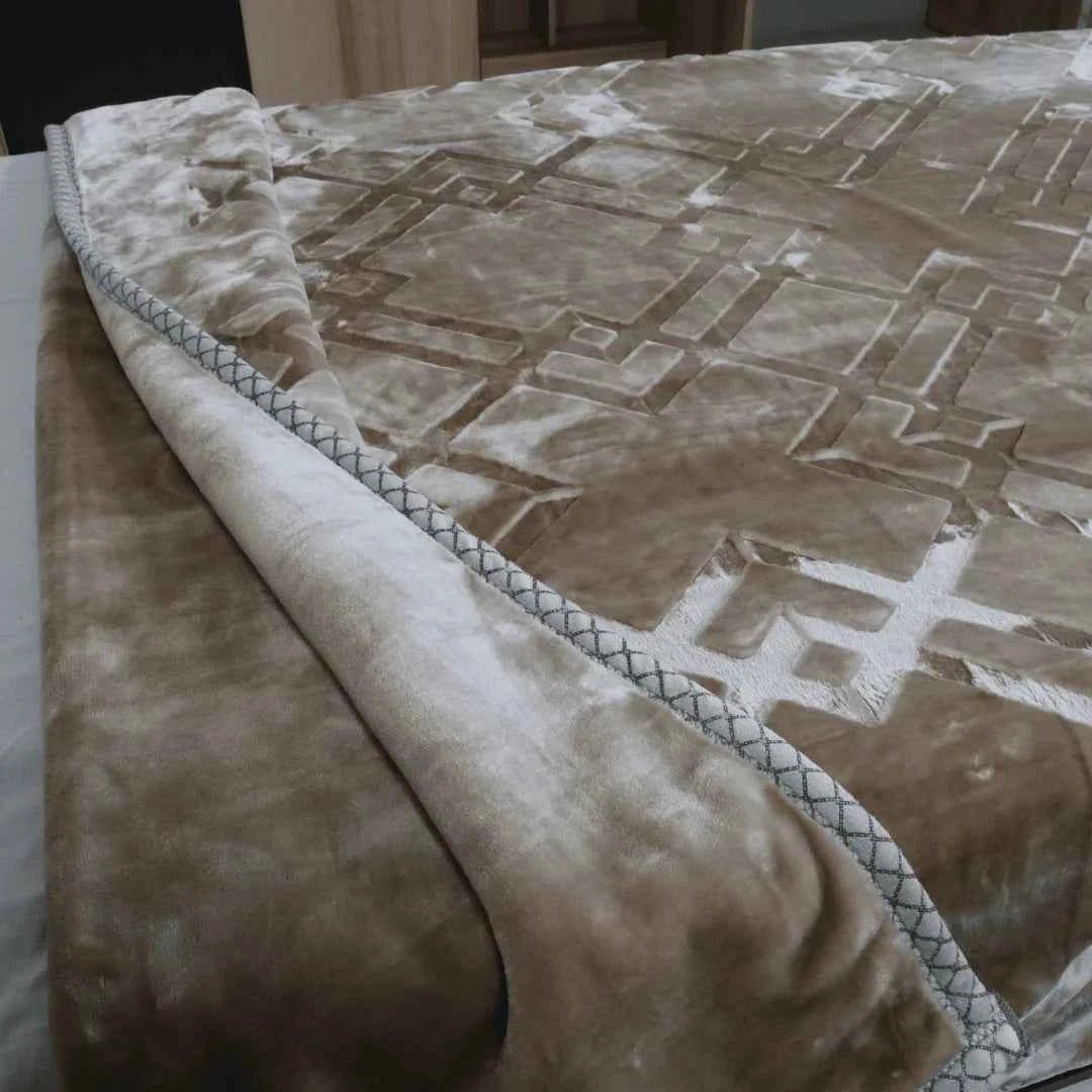 Super Sonic Cloudy Single Blanket Two Ply - Fawn - FSB Bedding