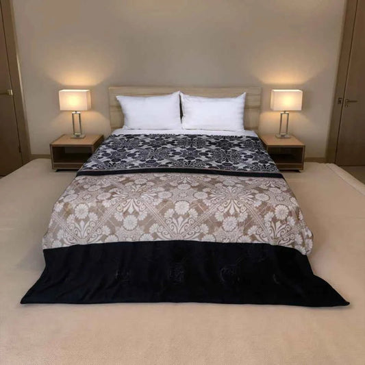 Supremo Double Flannel Blanket - Cinder - FSB Bedding