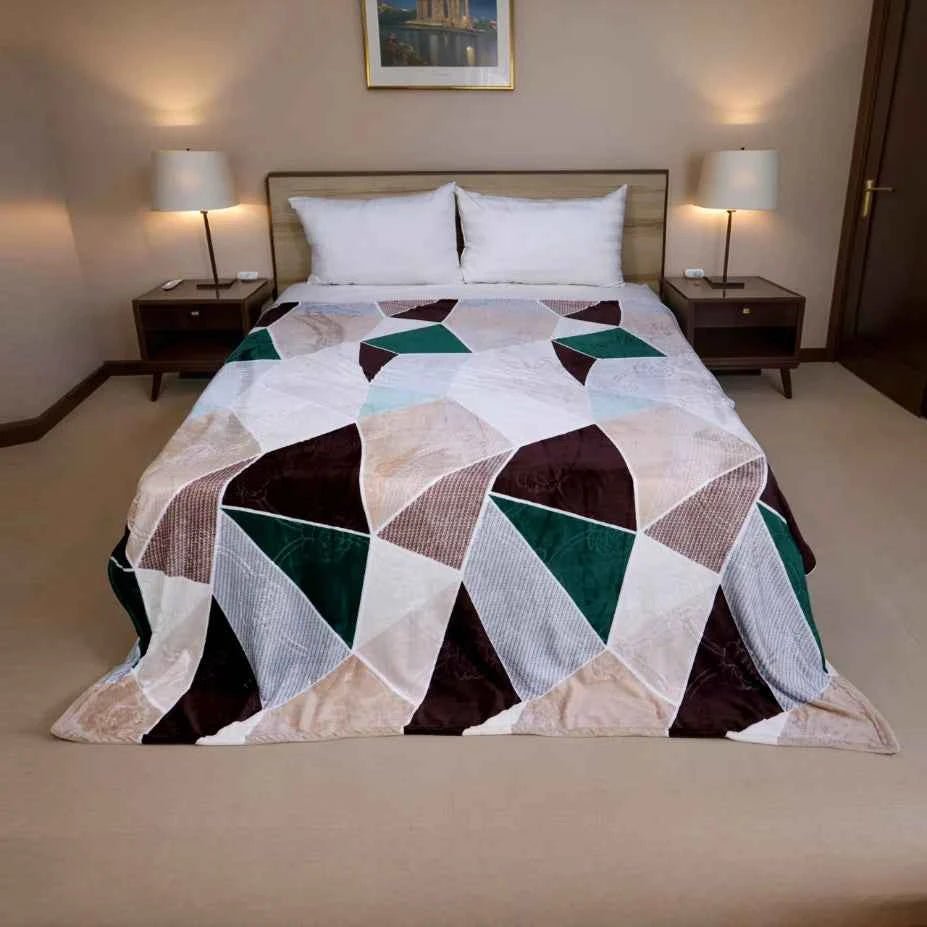 Supremo King Size Flannel Blanket - Ivera - FSB Bedding