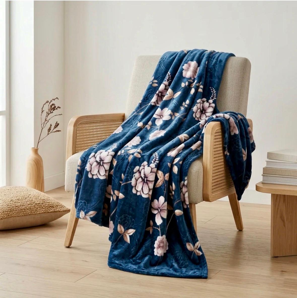 Supremo King Size Flannel Blanket - Reef - FSB Bedding