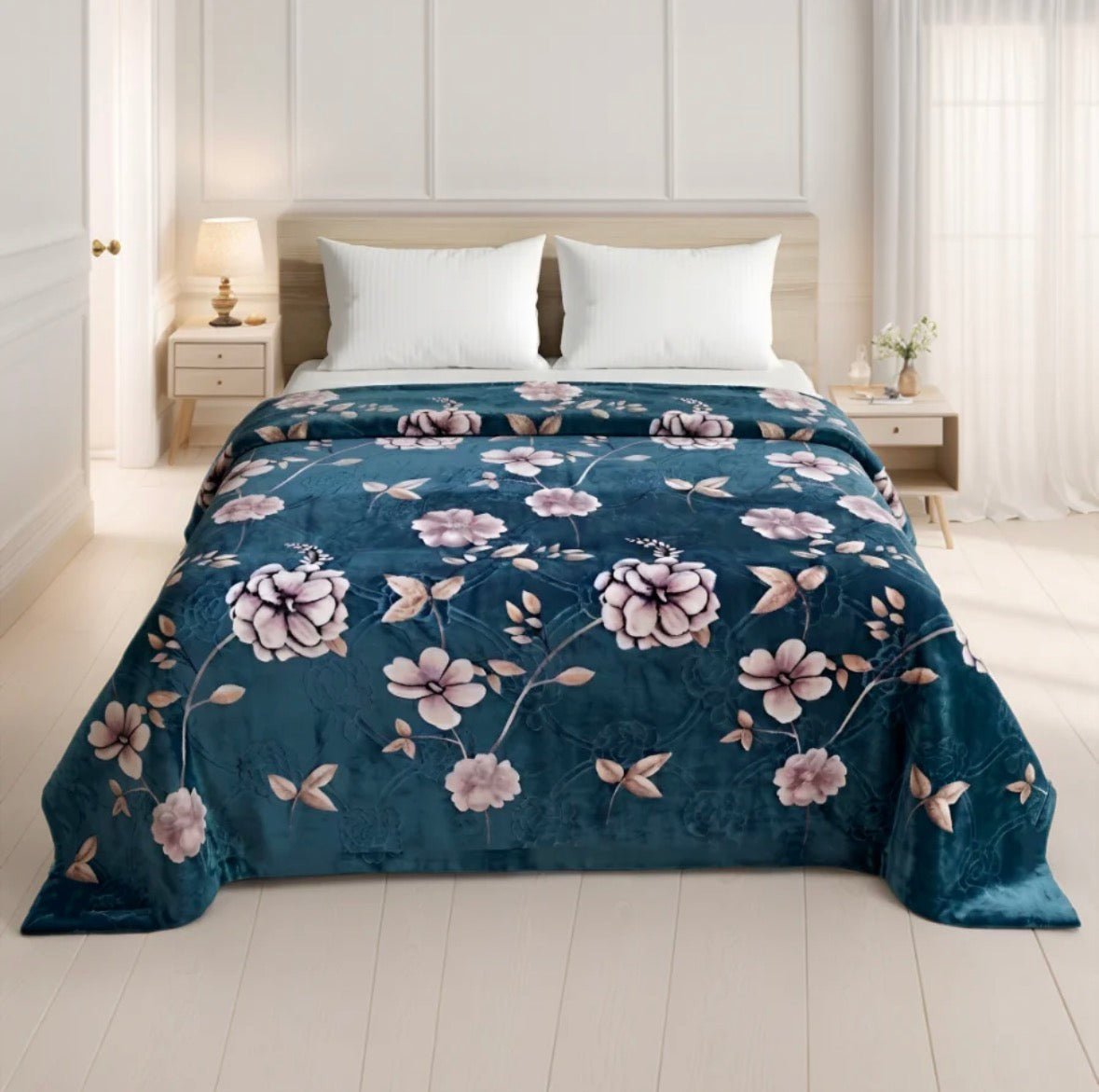 Supremo King Size Flannel Blanket - Reef - FSB Bedding